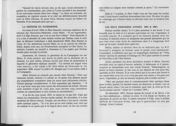 Apôtres des Nouvelles Hébrides / La défense du patrimoine / Les deux dernières années: 1892  / Paul Monnier /  Vanuatu/ Vanuatu