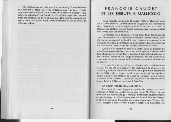 Apôtres des Nouvelles Hébrides / François Gaudet et les débuts à Mallicolo / La vie dangereuse à Mallicolo / Paul Monnier /  Vanuatu/ Vanuatu