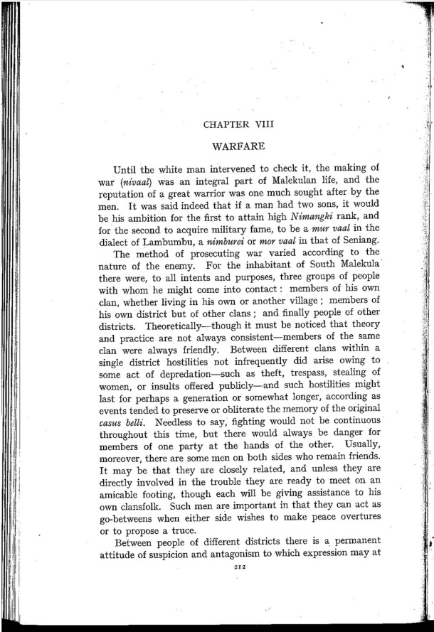 Deacon A.B., 1934. Malekula: A Vanishing People in the New Hebrides / Warfare / Bernard A. Deacon / Vanuatu, Nouvelles-Hébrides, Malekula, South-West Bay