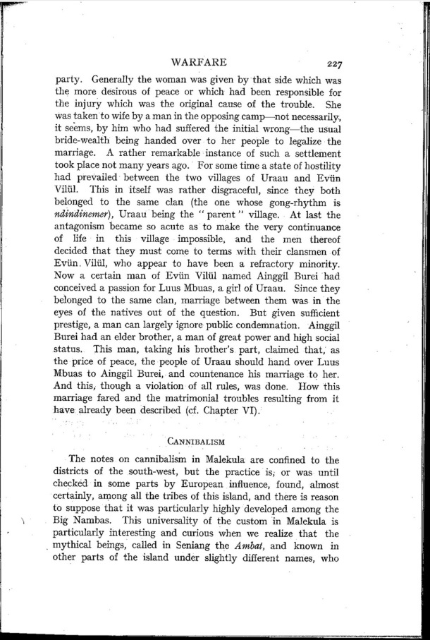 Deacon A.B., 1934. Malekula: A Vanishing People in the New Hebrides / Cannibalism / Bernard A. Deacon / Vanuatu, Nouvelles-Hébrides, Malekula, South-West Bay