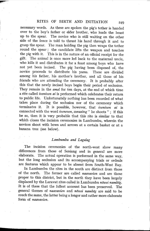 Deacon A.B., 1934. Malekula: A Vanishing People in the New Hebrides / Lambumbu and Lagalag / Bernard A. Deacon / Vanuatu, Nouvelles-Hébrides, Malekula, South-West Bay
