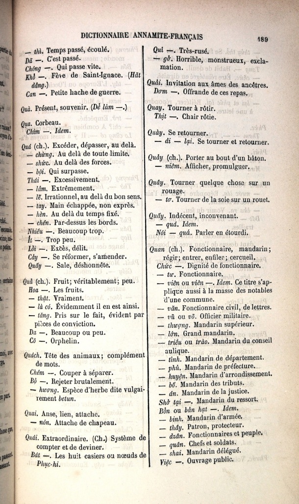 Dictionnaire Elémentaire Annamite-Français, Legrand de la Liraye / Dictionnaire Elémentaire Annamite-Français, Legrand de la Liraye / Legrand de la Liraye /  Viet Nam/ Viet Nam