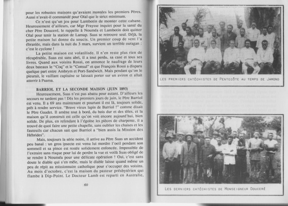 Apôtres des Nouvelles Hébrides / Barriol et la seconde maison (juin 1893) / Paul Monnier /  Vanuatu/ Vanuatu