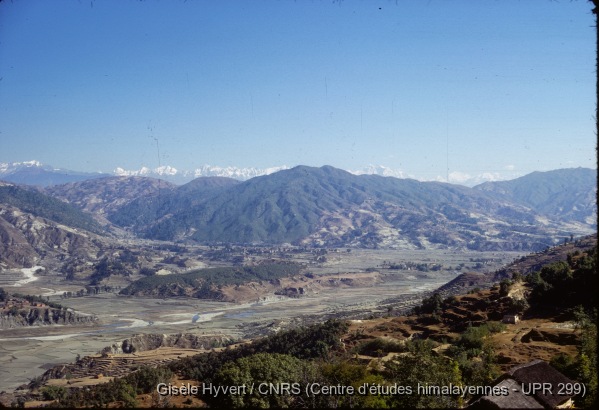 Vallée de Kathmandu c.1971 / Changu Narayan : vue des environs.  / Hyvert, Gisèle  / Changu Narayan (Bhaktapur district), Népal 