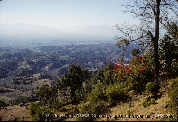 Vallée de Kathmandu c.1971 / Changu Narayan : vue des environs (?)  / Hyvert, Gisèle  / Changu Narayan (Bhaktapur district) ?, Népal 