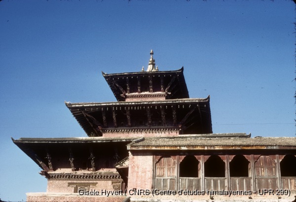 Vallée de Kathmandu c.1971 / Palais royal de Patan : temple de Degutale.   / Hyvert, Gisèle  / Patan (Lalitpur district), Népal 