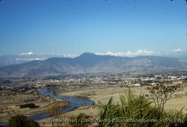 Vallée de Kathmandu c.1971 / Vue de Kathmandu.  / Hyvert, Gisèle  / Kathmandu (Kathmandu district), Népal 