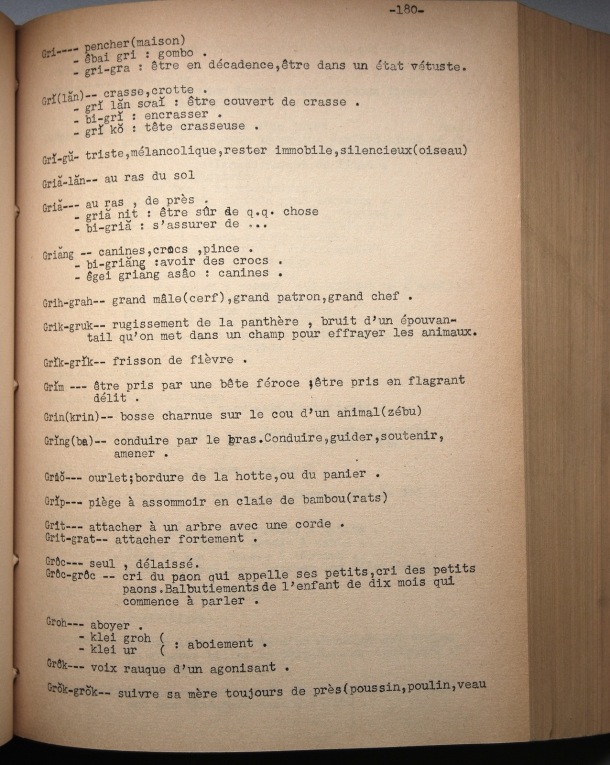 Dictionnaire rhadé-français par Davias-Baudrit / Dictionnaire rhadé-français par Davias-Baudrit / Davias-Baudrit M.E.P, Jean-René /  Viet Nam/ Viet Nam