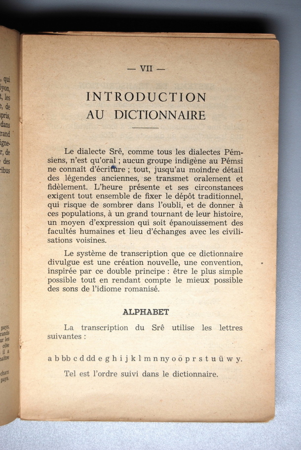 Dictionnaire Srê (Köho) - Français, Jacques Dournes / introduction / Dournes, Jacques /  Viet Nam/ Viet Nam