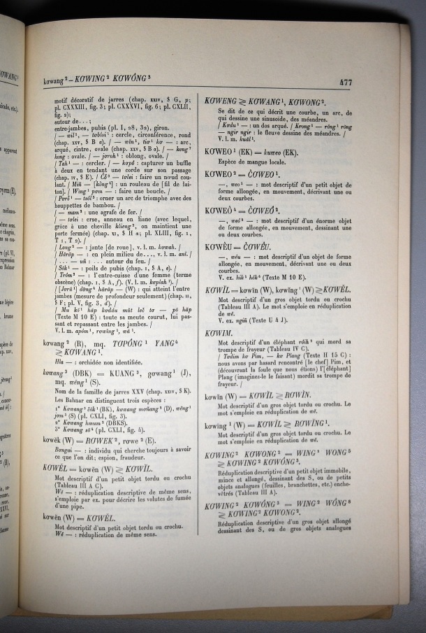 Dictionnaire Bahnar-Français, Guilleminet (tome 1, A-K) / Dictionnaire Bahnar-Français, Guilleminet (tome 1, A-K) / Guilleminet, Paul /  Viet Nam/ Viet Nam