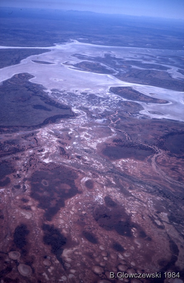 Aerials 1984: Lajamanu and the Tanami desert / Aerial shots from Alice Springs to Lajamanu / Barbara Glowczewski / Tanami Desert, Central Australia