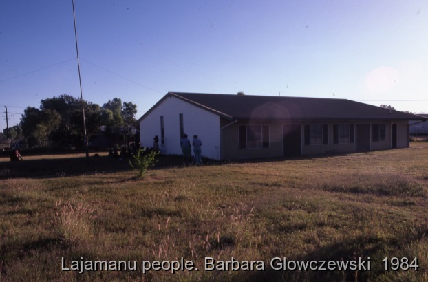 The Warlpiri Baptist Church:  Lajamanu and Yuendumu, 1984 / Lajamanu Baptist Church / Barbara Glowczewski / Lajamanu and Yuendumu, Tanami Desert, Central Australia