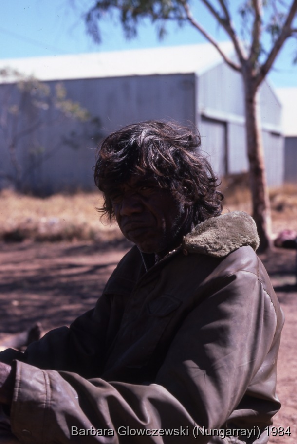 Fieldwork, Lajamanu 1984 / Joe Long Jangala / Barbara Glowczewski / Lajamanu, Tanami Desert, Central Australia, NT