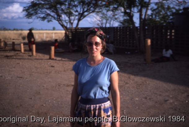NAIDOC: National Aboriginal Day, Lajamanu and Katherine, 1984 (photos) / Barbara Glowczewski (Basia)  / Barbara Glowczewski / Mimi arts, streets and park of Katherine, NT
