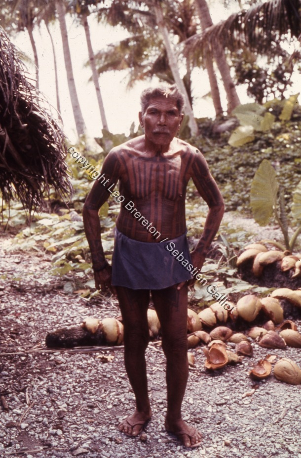 Personnes tatouées de l'île de Fais (Yap, 1977) / Uchulibang
 / Bereton, Leo /  Micronesia, Federated States of/ Micronésie, États fédérés de