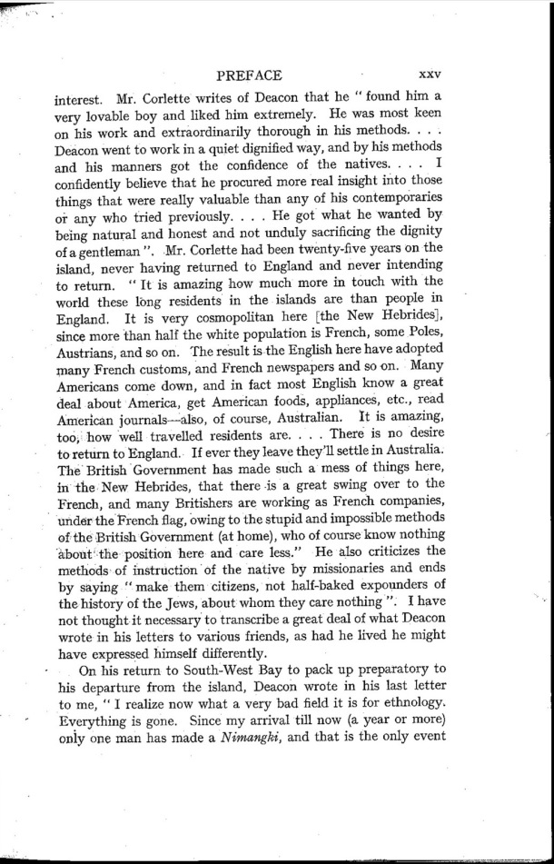 Deacon A.B., 1934. Malekula: A Vanishing People in the New Hebrides / Deacon A.B., 1934. Malekula: A Vanishing People in the New Hebrides / Bernard A. Deacon / Vanuatu, Nouvelles-Hébrides, Malekula, South-West Bay