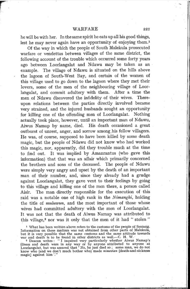 Deacon A.B., 1934. Malekula: A Vanishing People in the New Hebrides / Deacon A.B., 1934. Malekula: A Vanishing People in the New Hebrides / Bernard A. Deacon / Vanuatu, Nouvelles-Hébrides, Malekula, South-West Bay