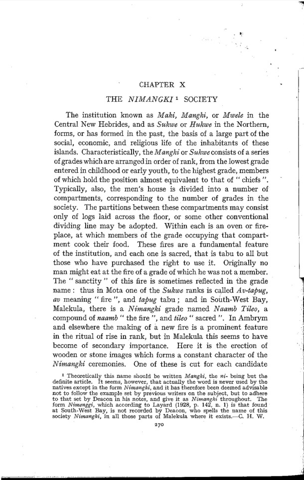 Deacon A.B., 1934. Malekula: A Vanishing People in the New Hebrides / The Nimangki Society / Bernard A. Deacon / Vanuatu, Nouvelles-Hébrides, Malekula, South-West Bay