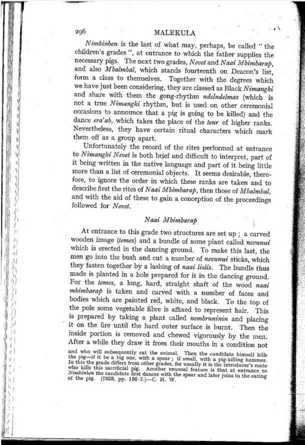 Deacon A.B., 1934. Malekula: A Vanishing People in the New Hebrides / Naai Mbimbarap / Bernard A. Deacon / Vanuatu, Nouvelles-Hébrides, Malekula, South-West Bay