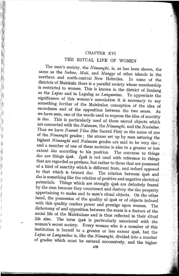 Deacon A.B., 1934. Malekula: A Vanishing People in the New Hebrides / The Ritual Life of Women / Bernard A. Deacon / Vanuatu, Nouvelles-Hébrides, Malekula, South-West Bay