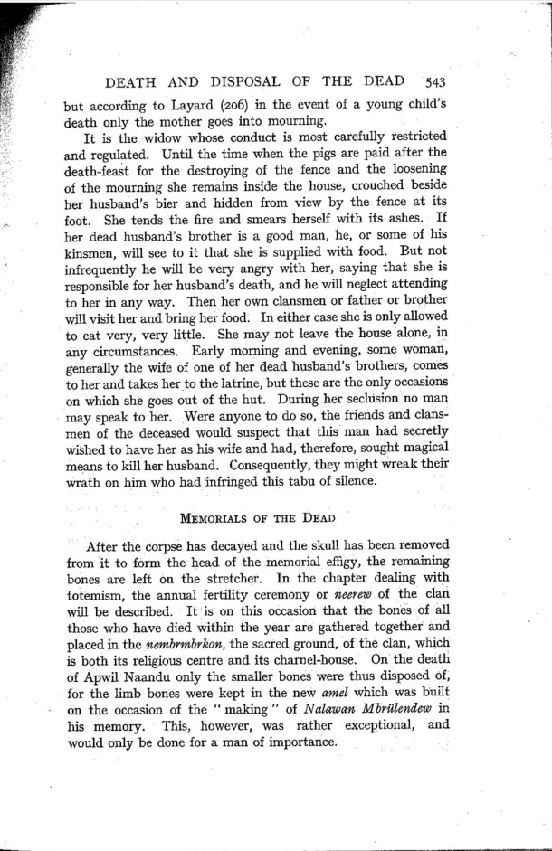 Deacon A.B., 1934. Malekula: A Vanishing People in the New Hebrides / Memorials of the Dead / Bernard A. Deacon / Vanuatu, Nouvelles-Hébrides, Malekula, South-West Bay