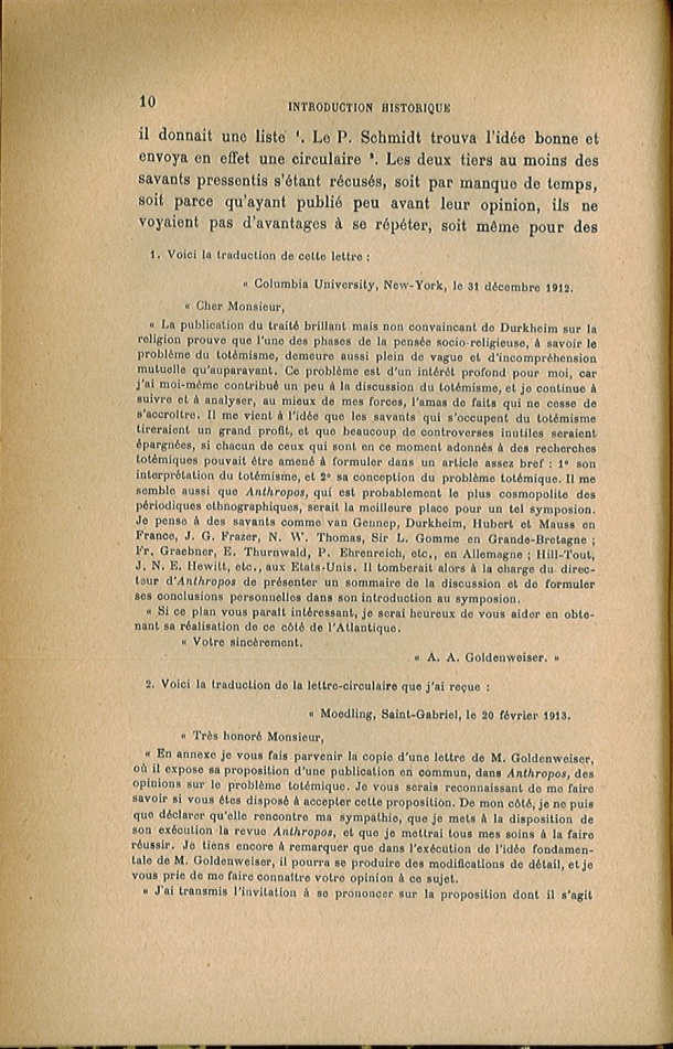 Arnold Van Gennep, l'État Actuel du Problème Totémique, 1920 / Arnold Van Gennep, l'État Actuel du Problème Totémique, 1920 / Van Gennep, Arnold /