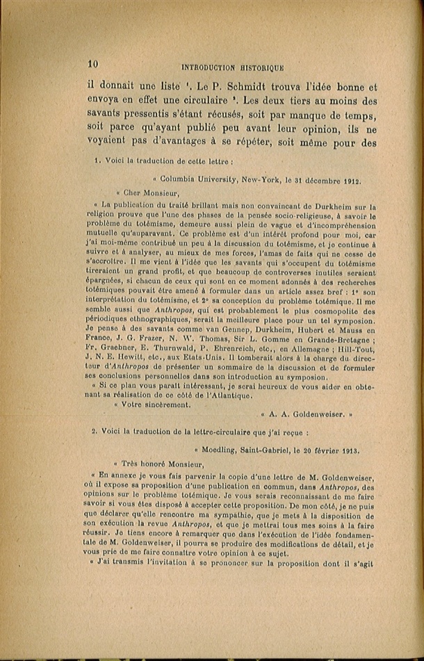 Arnold Van Gennep, l'État Actuel du Problème Totémique, 1920 / Arnold Van Gennep, l'État Actuel du Problème Totémique, 1920 / Van Gennep, Arnold / 