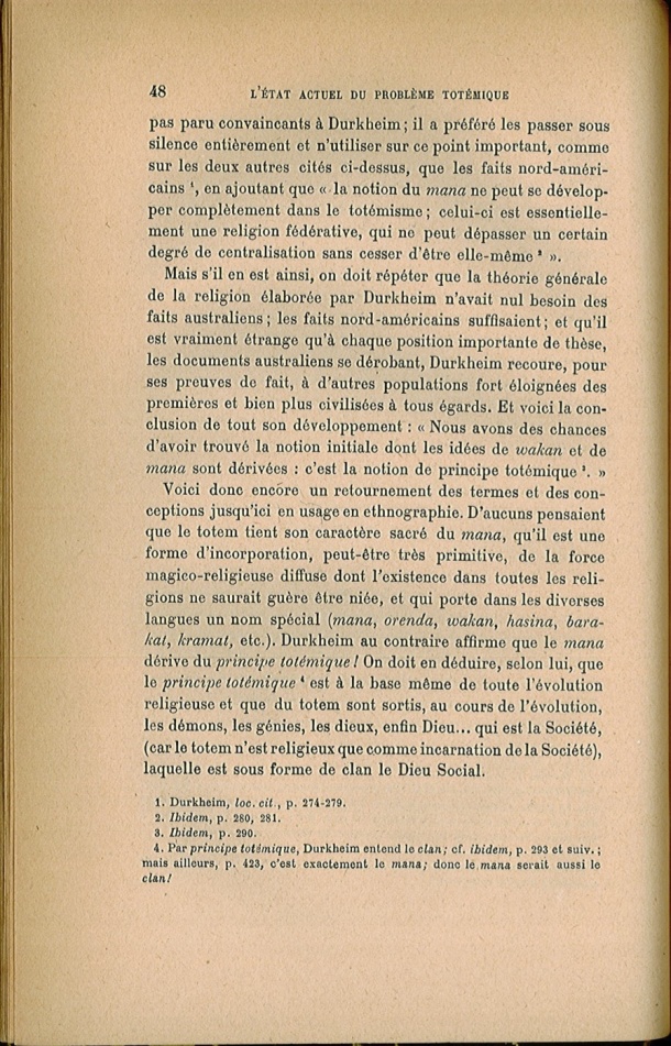 Arnold Van Gennep, l'État Actuel du Problème Totémique, 1920 / Arnold Van Gennep, l'État Actuel du Problème Totémique, 1920 / Van Gennep, Arnold /