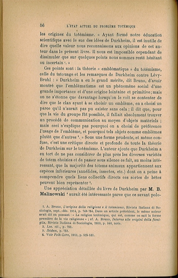 Arnold Van Gennep, l'État Actuel du Problème Totémique, 1920 / Arnold Van Gennep, l'État Actuel du Problème Totémique, 1920 / Van Gennep, Arnold /