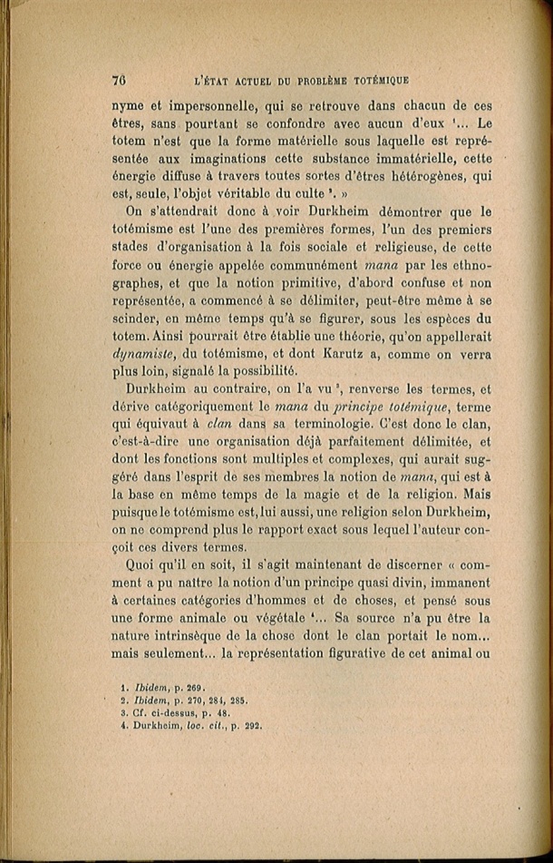 Arnold Van Gennep, l'État Actuel du Problème Totémique, 1920 / Arnold Van Gennep, l'État Actuel du Problème Totémique, 1920 / Van Gennep, Arnold / 