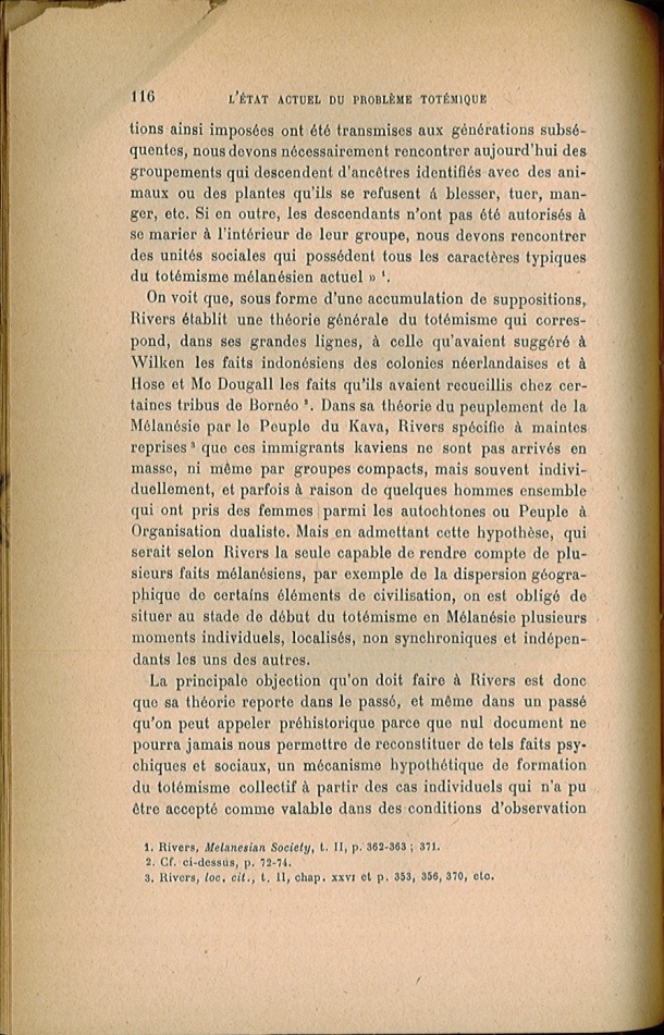 Arnold Van Gennep, l'État Actuel du Problème Totémique, 1920 / Arnold Van Gennep, l'État Actuel du Problème Totémique, 1920 / Van Gennep, Arnold / 