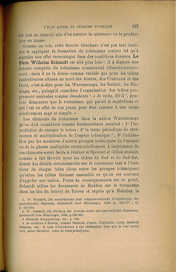 Arnold Van Gennep, l'État Actuel du Problème Totémique, 1920 / Arnold Van Gennep, l'État Actuel du Problème Totémique, 1920 / Van Gennep, Arnold /