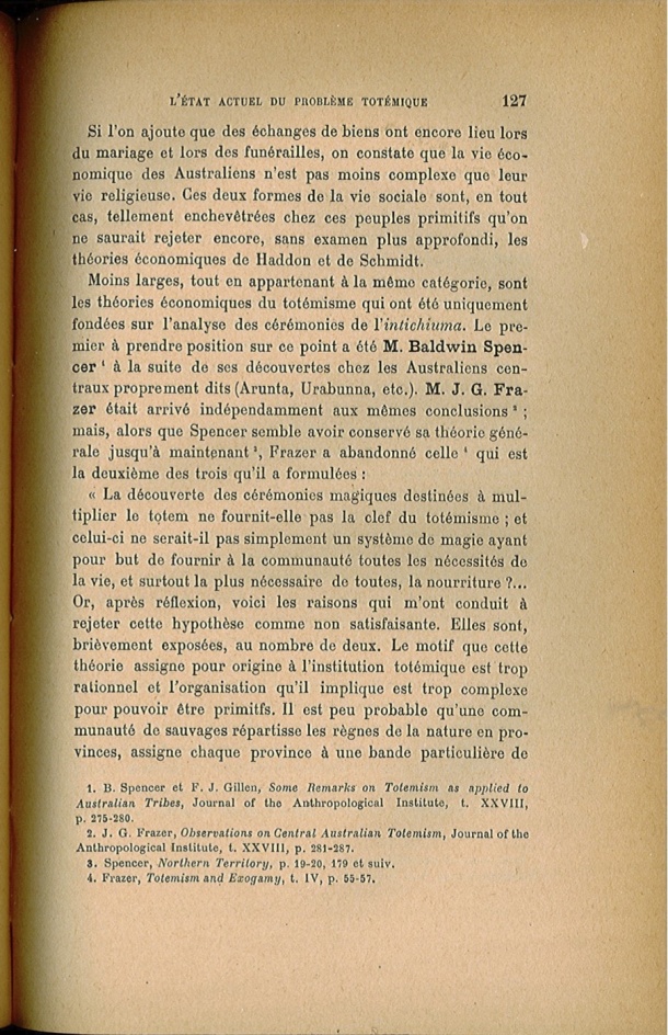 Arnold Van Gennep, l'État Actuel du Problème Totémique, 1920 / Arnold Van Gennep, l'État Actuel du Problème Totémique, 1920 / Van Gennep, Arnold / 