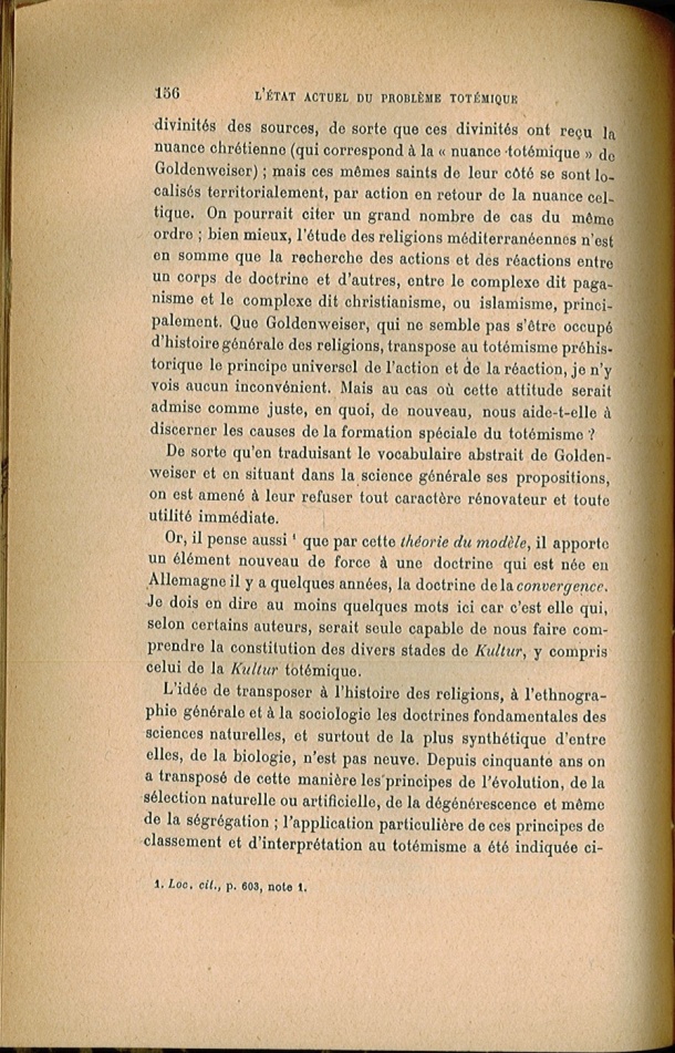 Arnold Van Gennep, l'État Actuel du Problème Totémique, 1920 / Arnold Van Gennep, l'État Actuel du Problème Totémique, 1920 / Van Gennep, Arnold / 