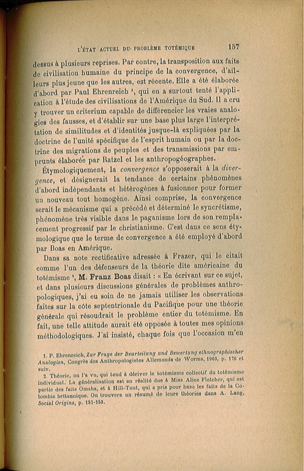 Arnold Van Gennep, l'État Actuel du Problème Totémique, 1920 / Arnold Van Gennep, l'État Actuel du Problème Totémique, 1920 / Van Gennep, Arnold / 