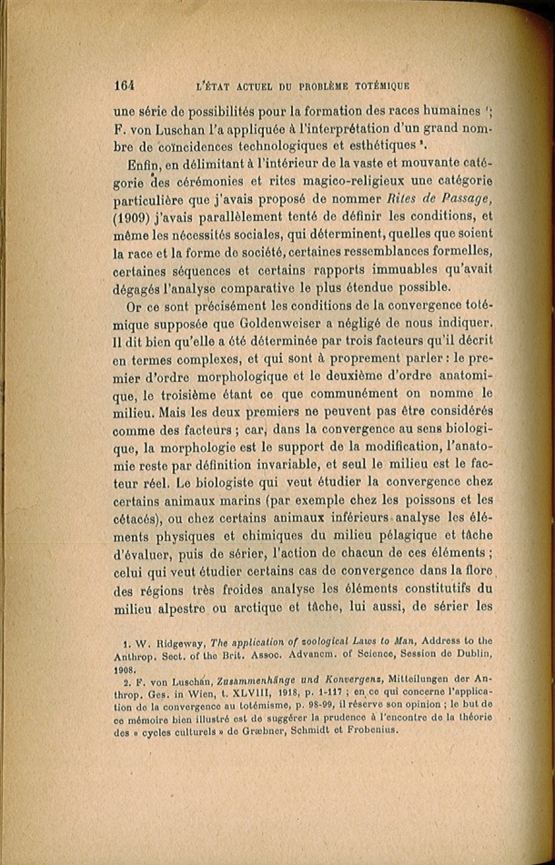 Arnold Van Gennep, l'État Actuel du Problème Totémique, 1920 / Arnold Van Gennep, l'État Actuel du Problème Totémique, 1920 / Van Gennep, Arnold /