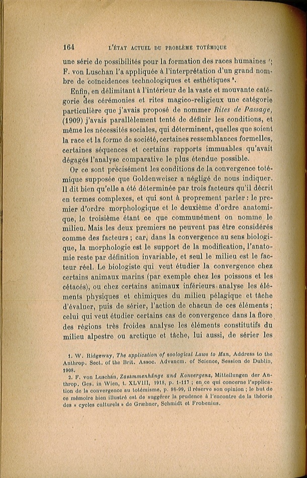 Arnold Van Gennep, l'État Actuel du Problème Totémique, 1920 / Arnold Van Gennep, l'État Actuel du Problème Totémique, 1920 / Van Gennep, Arnold / 