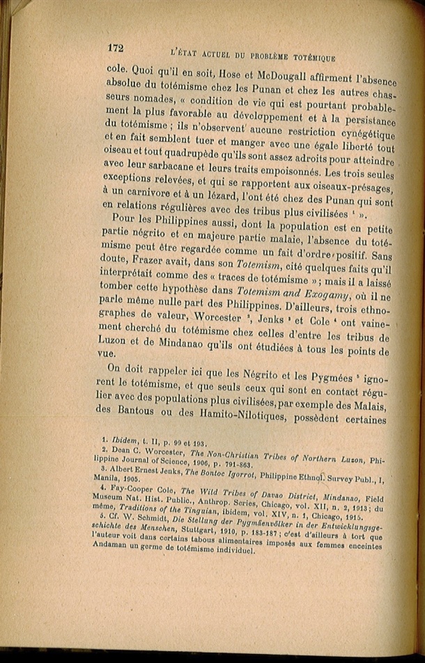 Arnold Van Gennep, l'État Actuel du Problème Totémique, 1920 / Arnold Van Gennep, l'État Actuel du Problème Totémique, 1920 / Van Gennep, Arnold / 