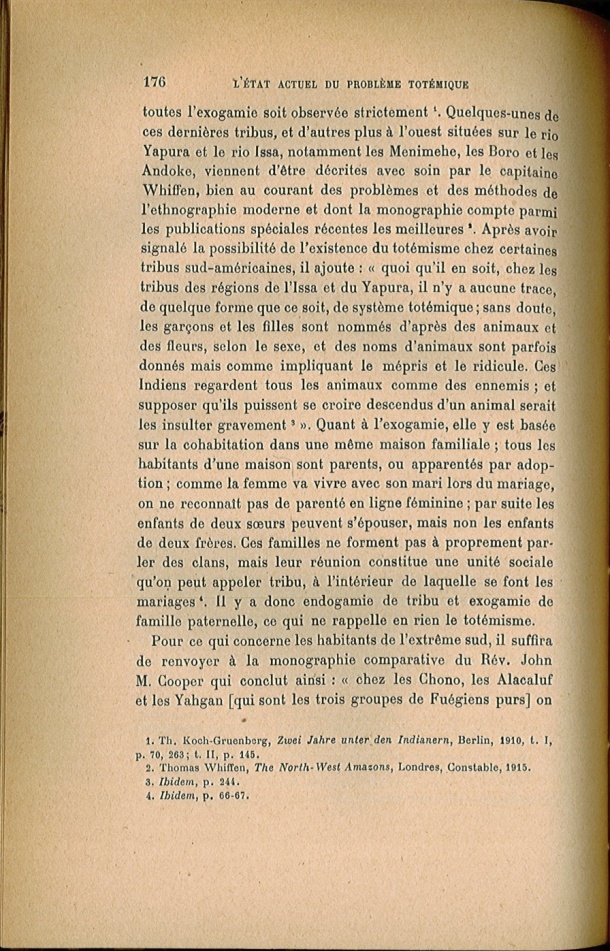 Arnold Van Gennep, l'État Actuel du Problème Totémique, 1920 / Arnold Van Gennep, l'État Actuel du Problème Totémique, 1920 / Van Gennep, Arnold /
