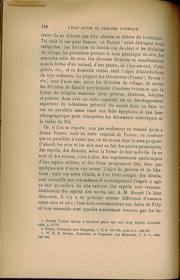 Arnold Van Gennep, l'État Actuel du Problème Totémique, 1920 / Arnold Van Gennep, l'État Actuel du Problème Totémique, 1920 / Van Gennep, Arnold / 