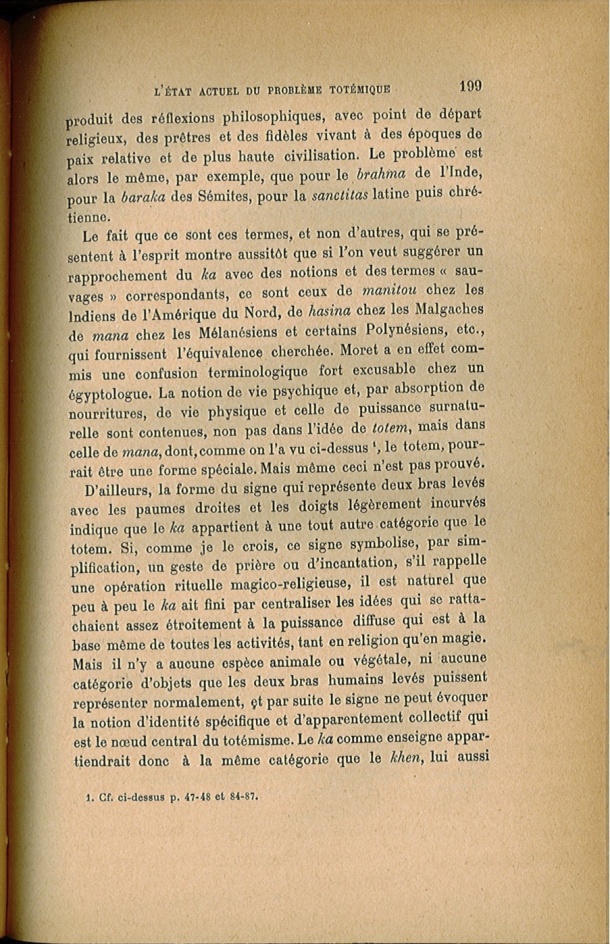 Arnold Van Gennep, l'État Actuel du Problème Totémique, 1920 / Arnold Van Gennep, l'État Actuel du Problème Totémique, 1920 / Van Gennep, Arnold /