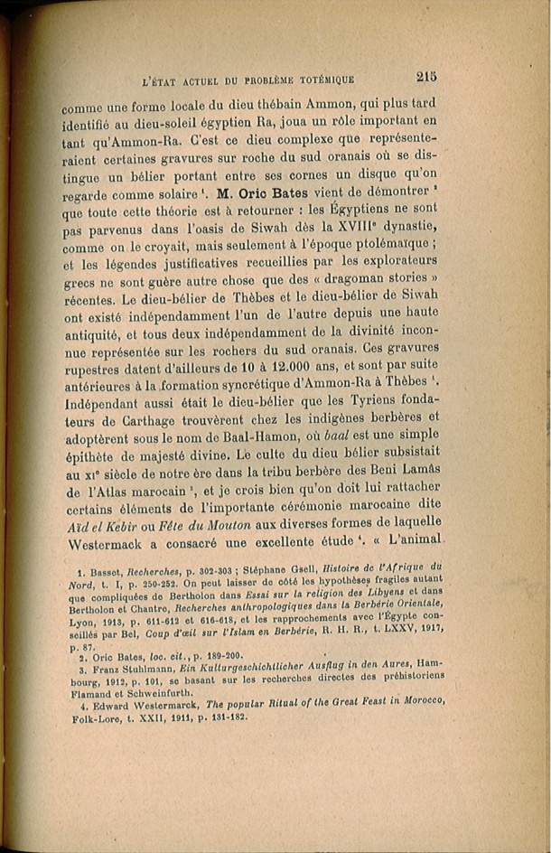 Arnold Van Gennep, l'État Actuel du Problème Totémique, 1920 / Arnold Van Gennep, l'État Actuel du Problème Totémique, 1920 / Van Gennep, Arnold /