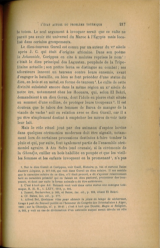 Arnold Van Gennep, l'État Actuel du Problème Totémique, 1920 / Arnold Van Gennep, l'État Actuel du Problème Totémique, 1920 / Van Gennep, Arnold / 