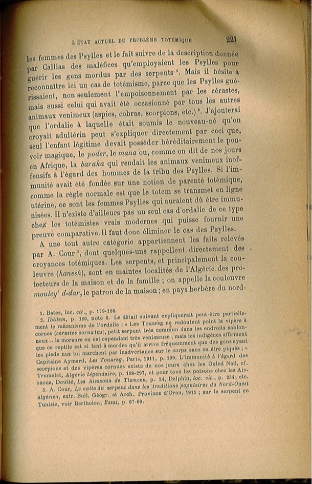 Arnold Van Gennep, l'État Actuel du Problème Totémique, 1920 / Arnold Van Gennep, l'État Actuel du Problème Totémique, 1920 / Van Gennep, Arnold / 