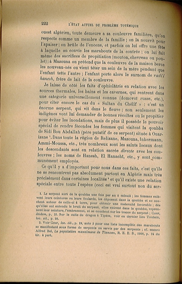 Arnold Van Gennep, l'État Actuel du Problème Totémique, 1920 / Arnold Van Gennep, l'État Actuel du Problème Totémique, 1920 / Van Gennep, Arnold /
