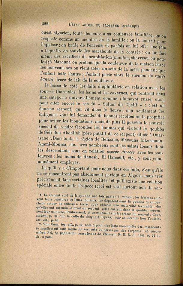 Arnold Van Gennep, l'État Actuel du Problème Totémique, 1920 / Arnold Van Gennep, l'État Actuel du Problème Totémique, 1920 / Van Gennep, Arnold / 