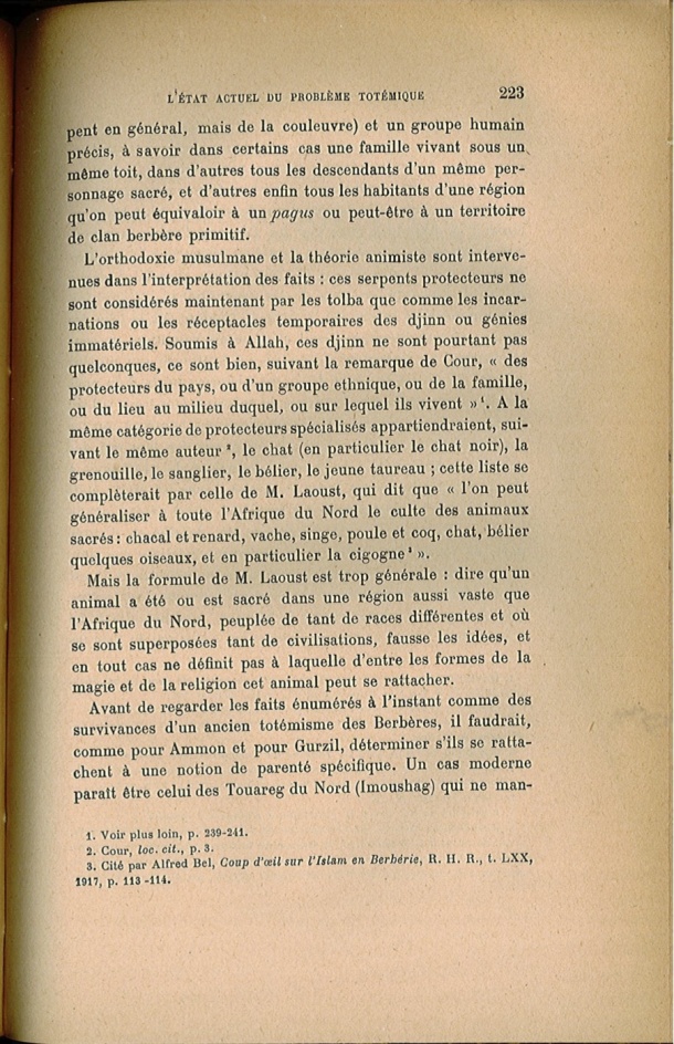 Arnold Van Gennep, l'État Actuel du Problème Totémique, 1920 / Arnold Van Gennep, l'État Actuel du Problème Totémique, 1920 / Van Gennep, Arnold /