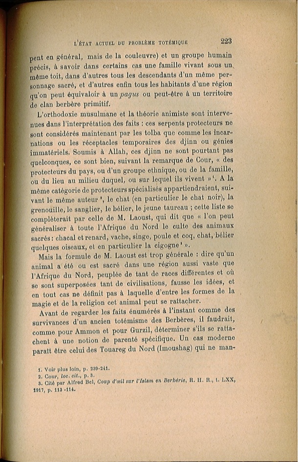 Arnold Van Gennep, l'État Actuel du Problème Totémique, 1920 / Arnold Van Gennep, l'État Actuel du Problème Totémique, 1920 / Van Gennep, Arnold / 