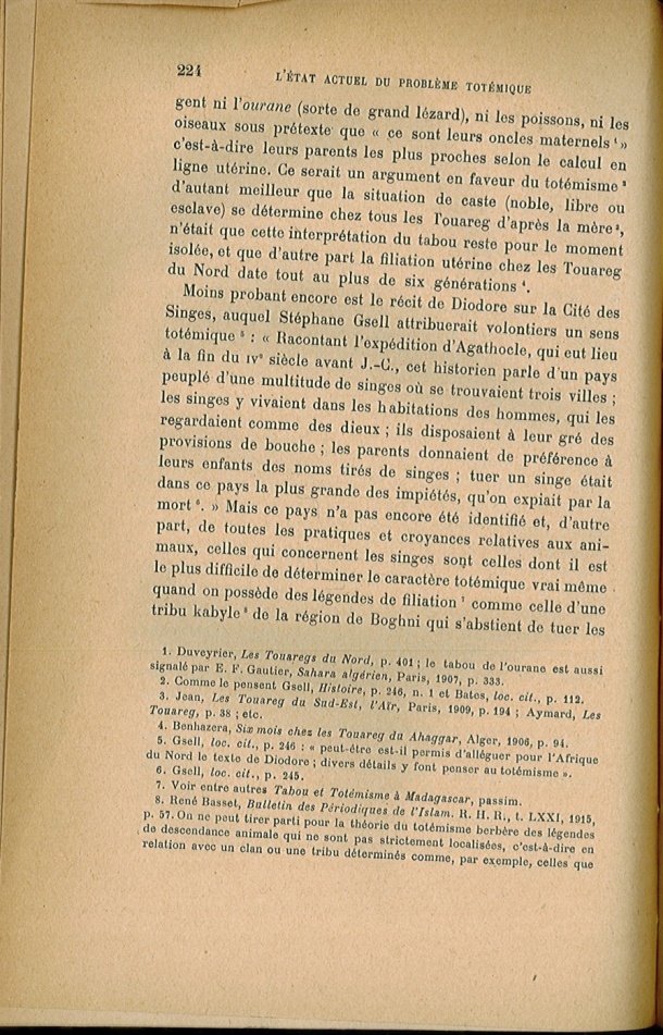 Arnold Van Gennep, l'État Actuel du Problème Totémique, 1920 / Arnold Van Gennep, l'État Actuel du Problème Totémique, 1920 / Van Gennep, Arnold /