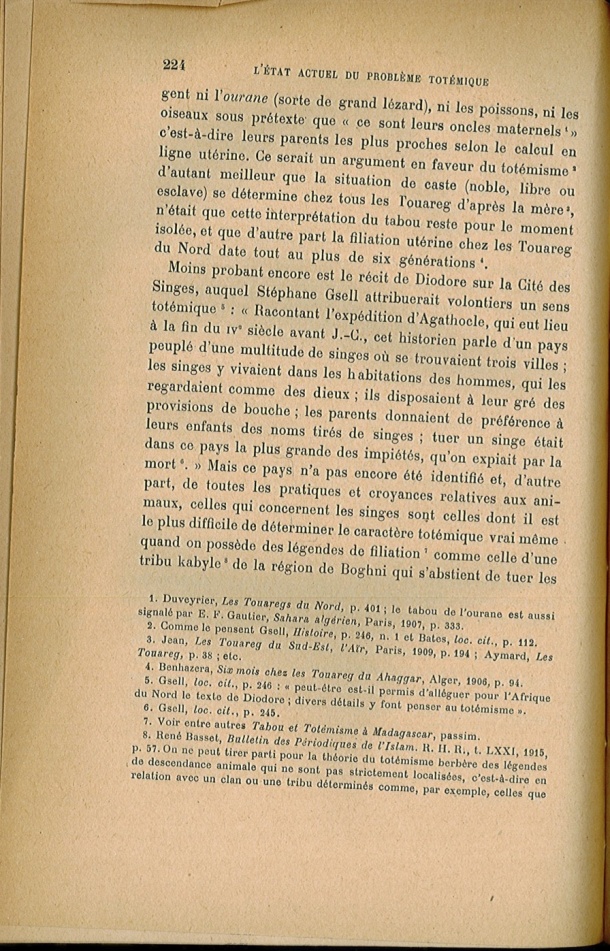 Arnold Van Gennep, l'État Actuel du Problème Totémique, 1920 / Arnold Van Gennep, l'État Actuel du Problème Totémique, 1920 / Van Gennep, Arnold / 